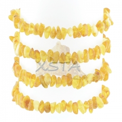 Raw natural Baltic amber bracelet